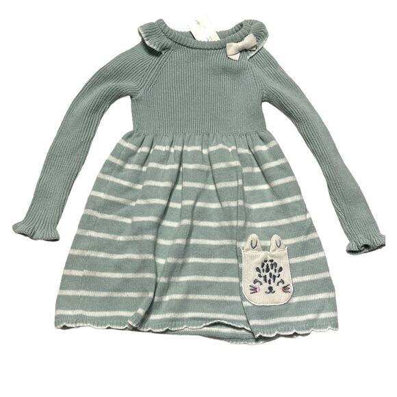 Max studio baby green knit  sweater size 5 - Picture 1 of 10